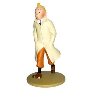 Tintin en Trench Figurine en Résine