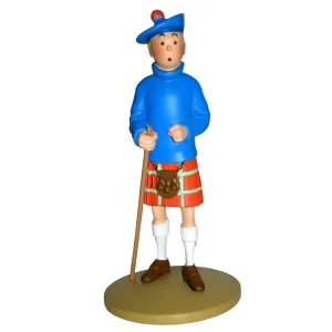 Tintin en Kilt - Figurine en Résine 