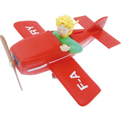 Coin Bank The Little Prince in Airplane