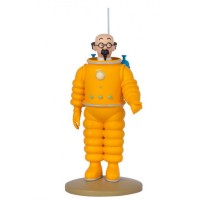 Tournesol Astronaute Figurine en Résine Tintin