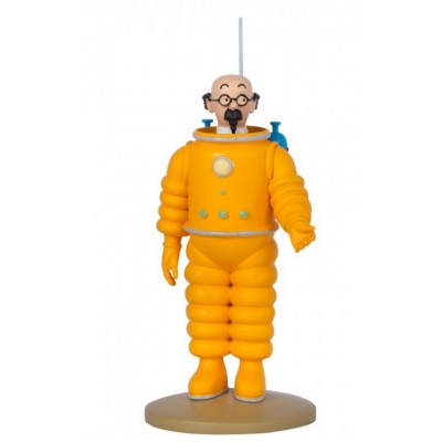 Tournesol Astronaute Figurine en Résine Tintin
