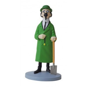 Calculus with Shovel Tintin Resine Figurine