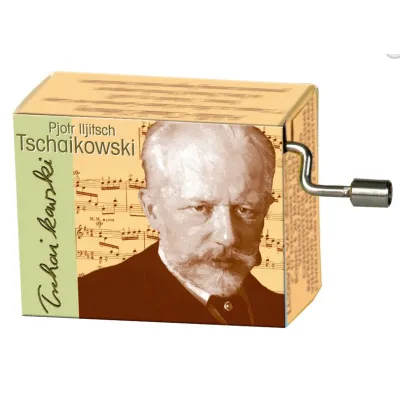 The Swan Lake #275 Tchaikovski Handcrank Music Box