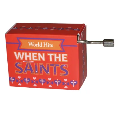 When The Saints Go Marching In #237 Handcrank Music Box