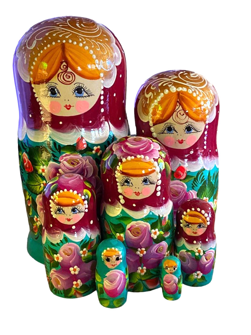 STOBOK Porte-clés Matriochka – Lot De 12 Mini Poupées Russes En Bois, Décoratives, Idéales Pour Cadeaux, Clés Ou Téléphone