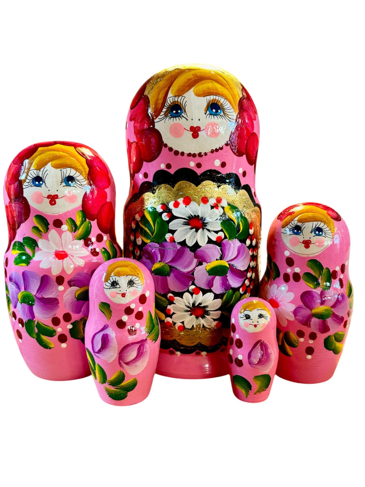 matryoshka　Laideronnette Set of 5 Russian Matryoshka Nesting Dolls – Everything Old