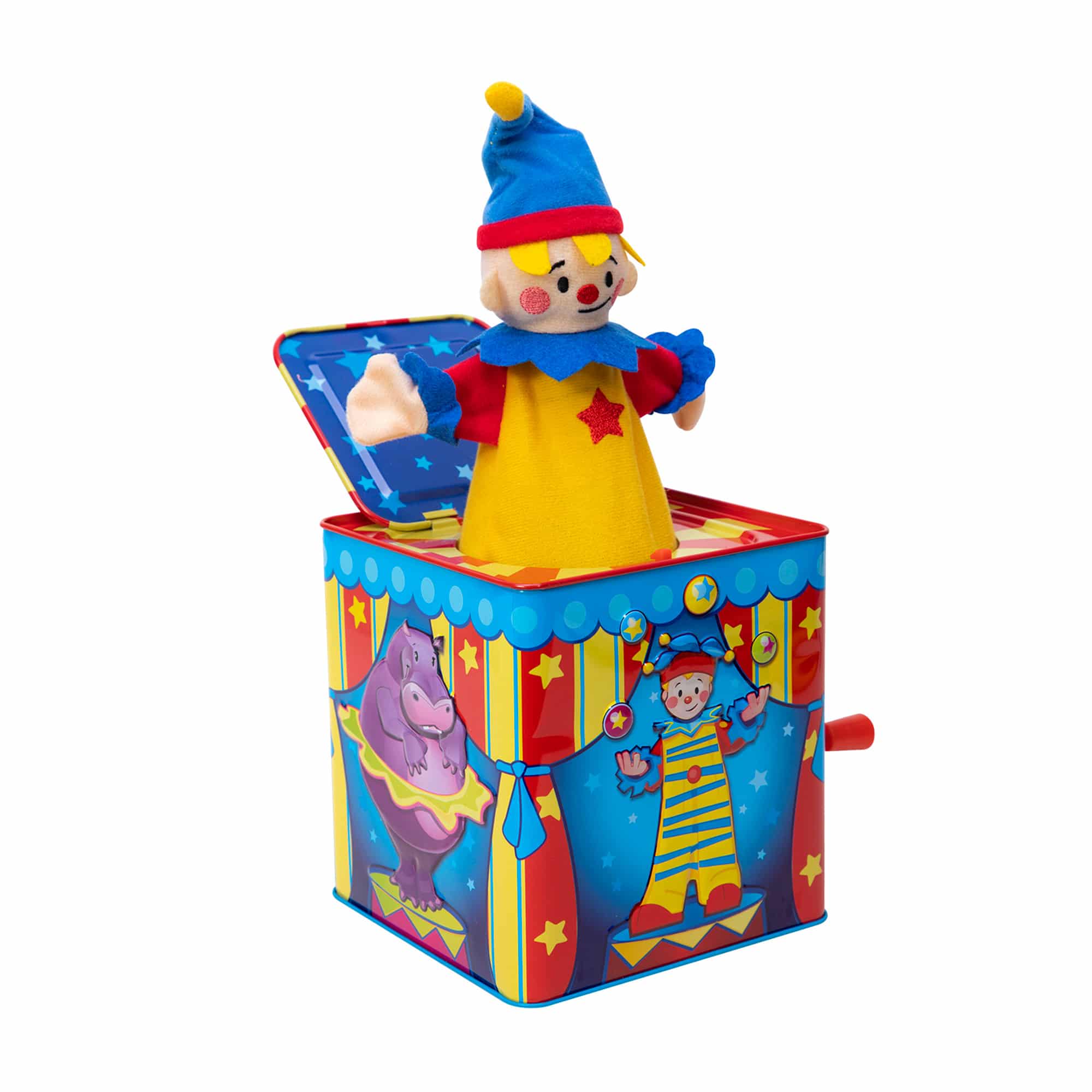 Silly the Clown Jack-in-the Box - Boutique Brin de Folie