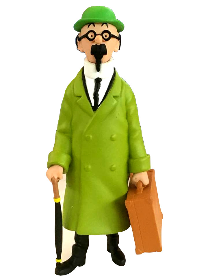 Figurine BD Tintin Tournesol Heimo Delacoste Hergé 1974